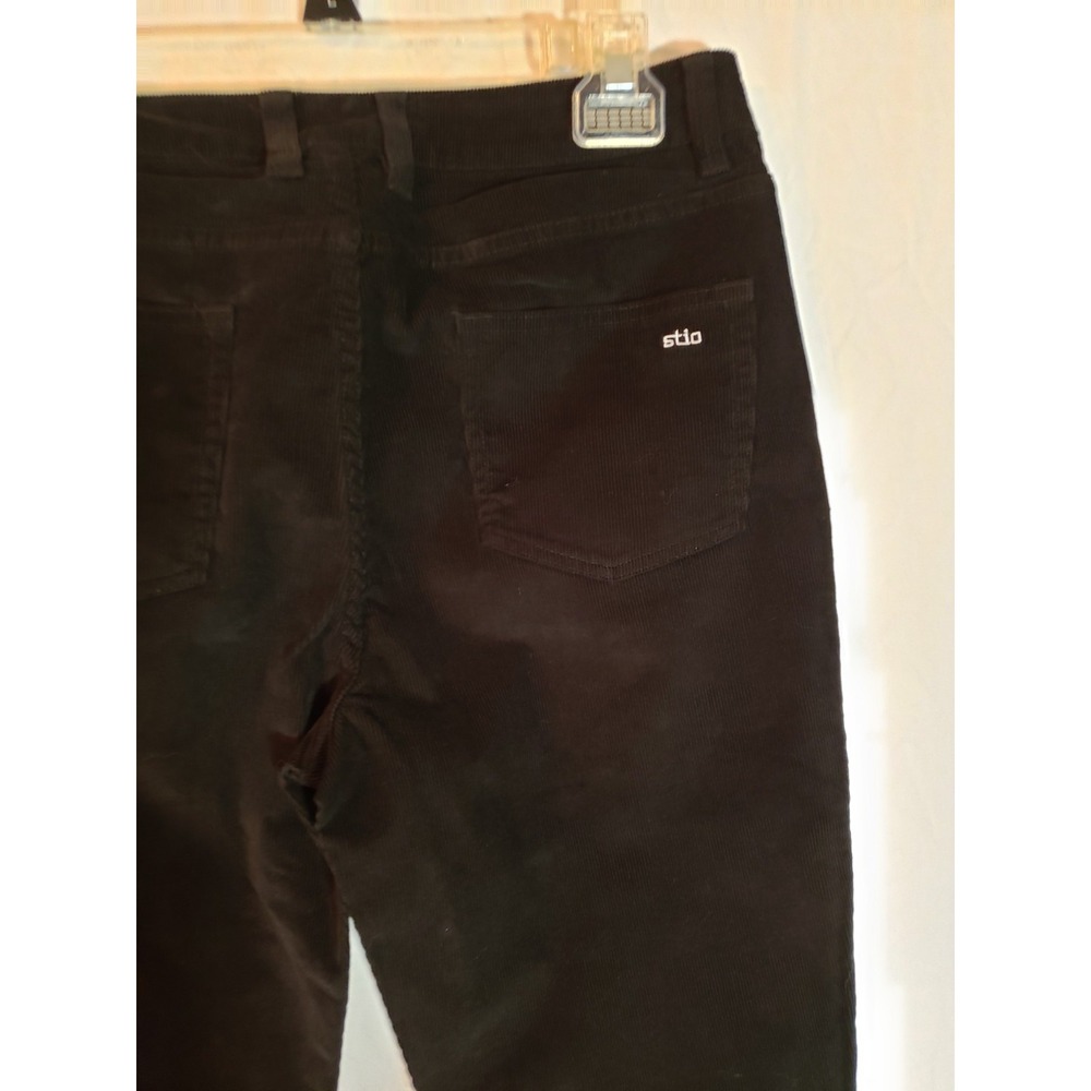 Women's Stio Black Corduroy Pants Size 10R - Picture 4 of 5